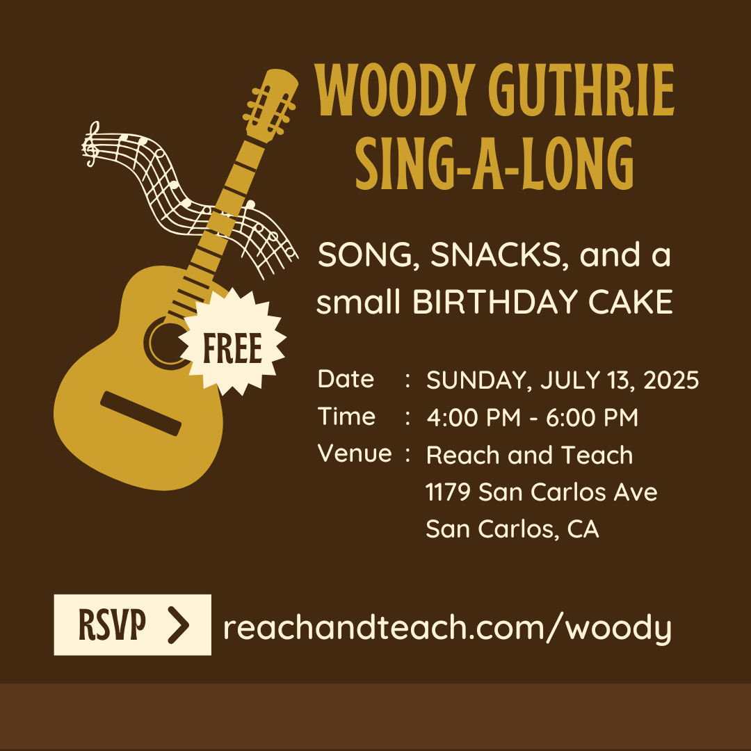 Woody Guthrie Sing-A-Long at Reach and Teach